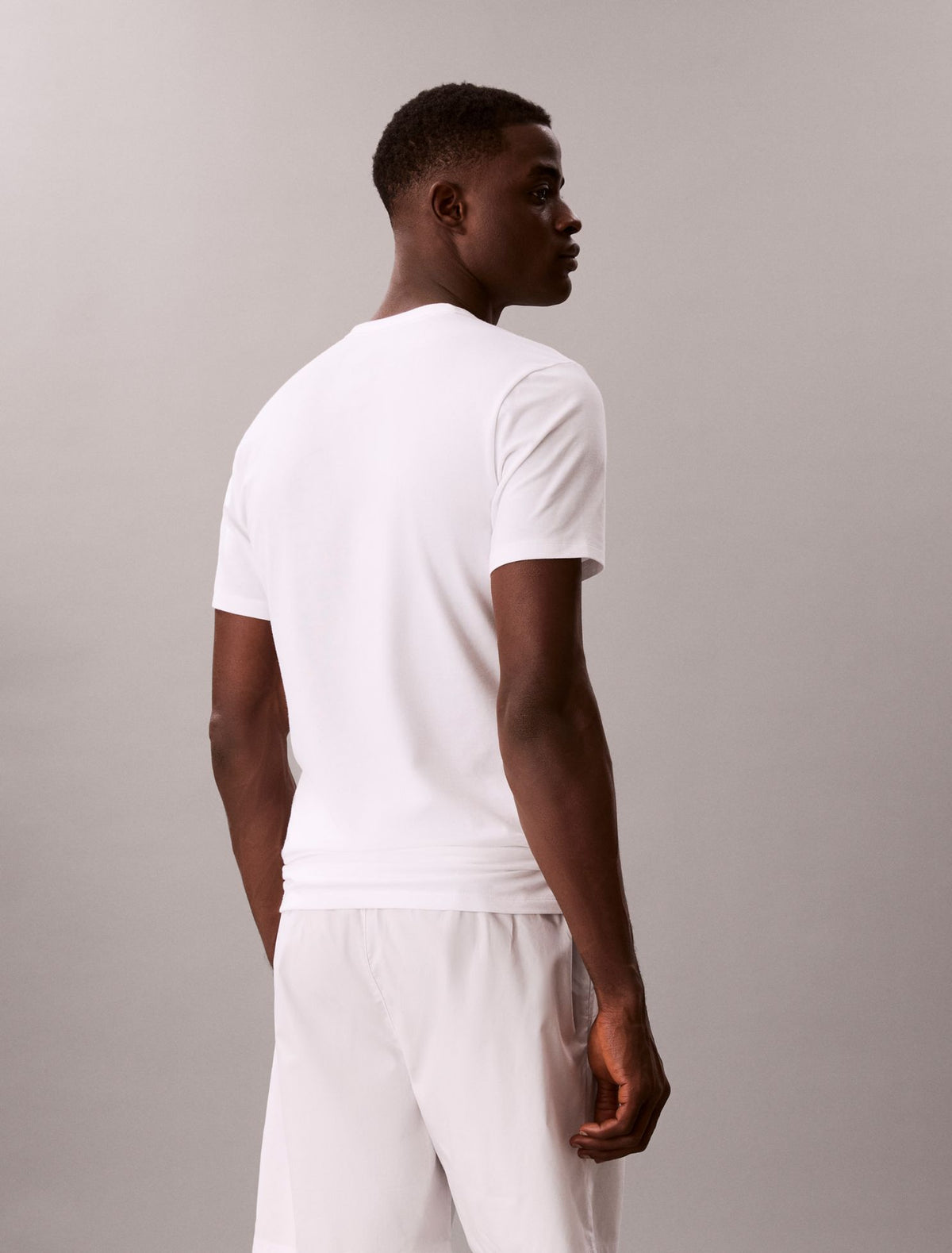Calvin Klein Cotton Stretch Blend 3-Pack Slim Fit V-Neck T-Shirt