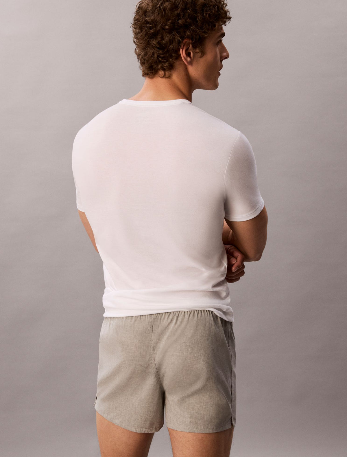 Calvin Klein Cotton Stretch Blend 3-Pack Slim Fit V-Neck T-Shirt