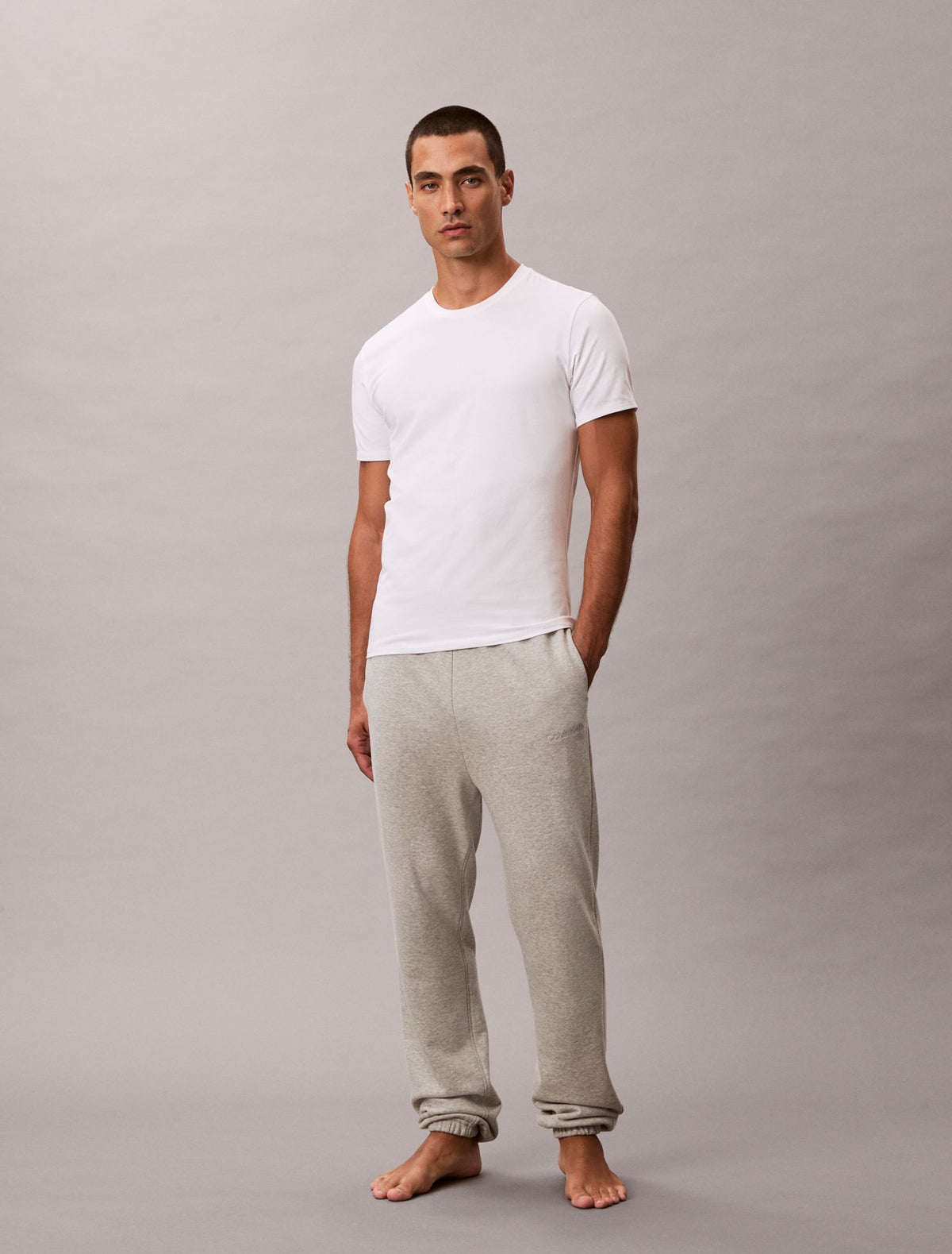 Calvin Klein Cotton Stretch Blend 3-Pack Slim Fit Crewneck T-Shirt
