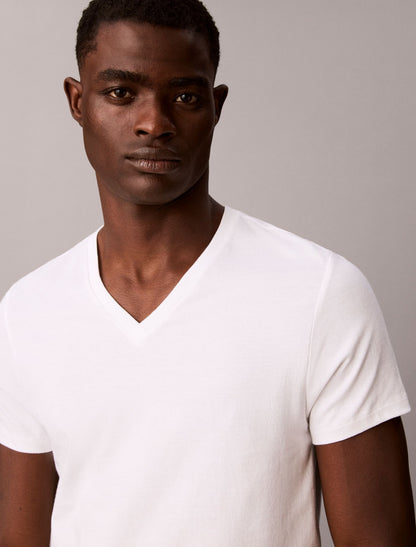 Calvin Klein Cotton Classics 3-Pack Classic Fit V-Neck T-Shirt