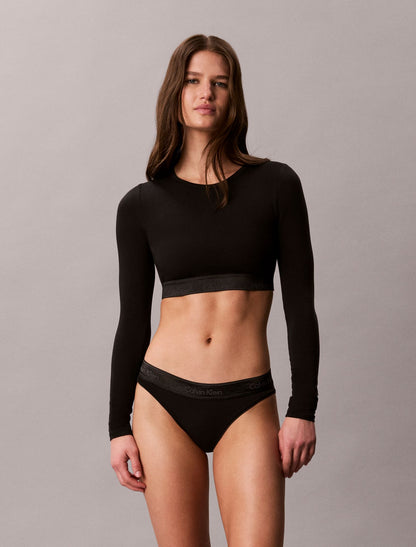 Calvin Klein Icon Cotton Modal Metallic Bralette