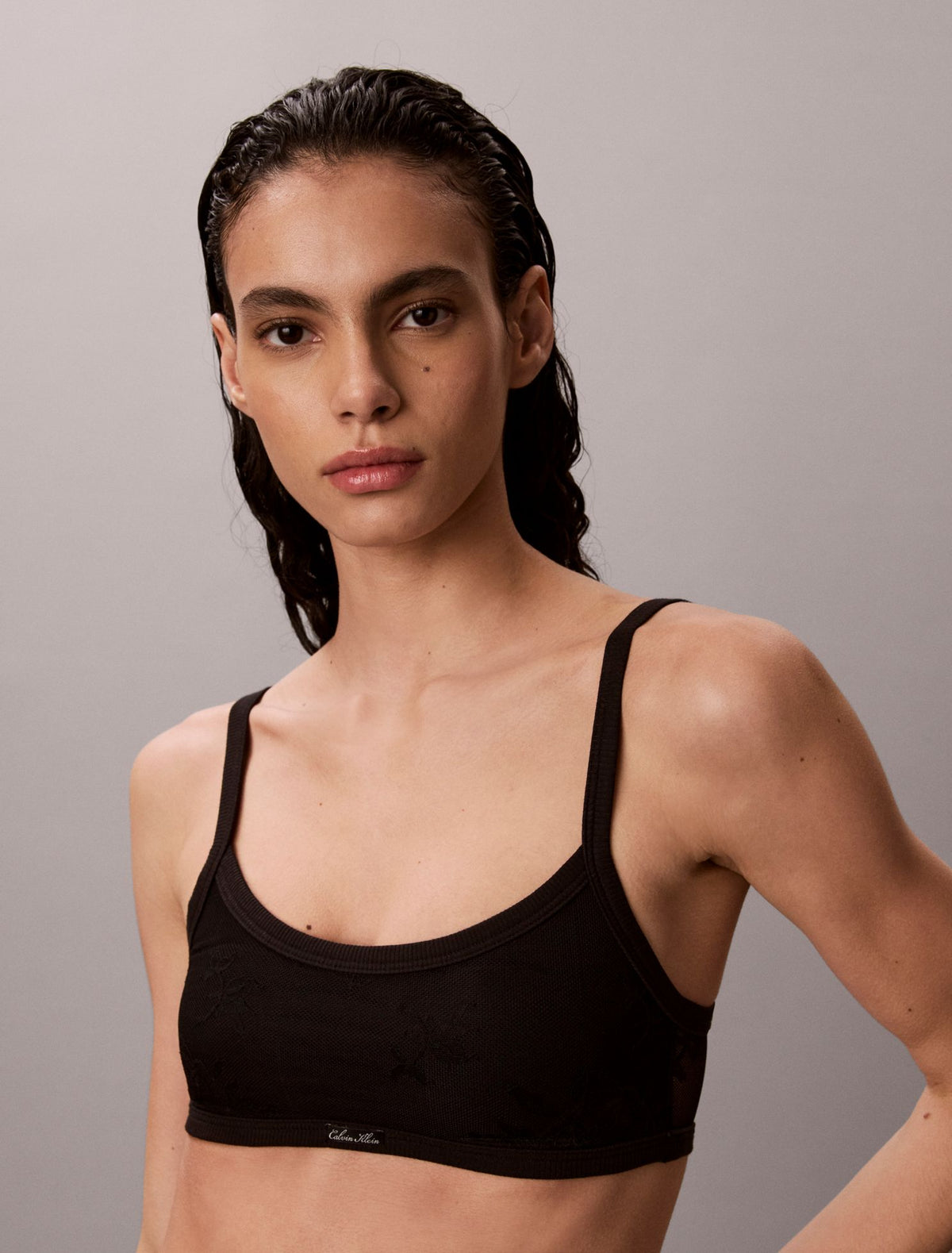 Calvin Klein Icon Stretch Lace Lightly Lined Bralette