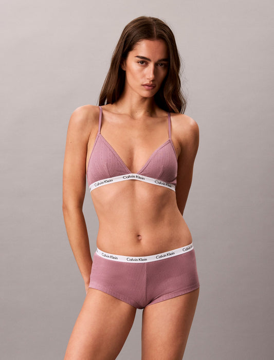 Calvin Klein Carousel Cotton Stretch Pointelle Unlined Triangle Bralette
