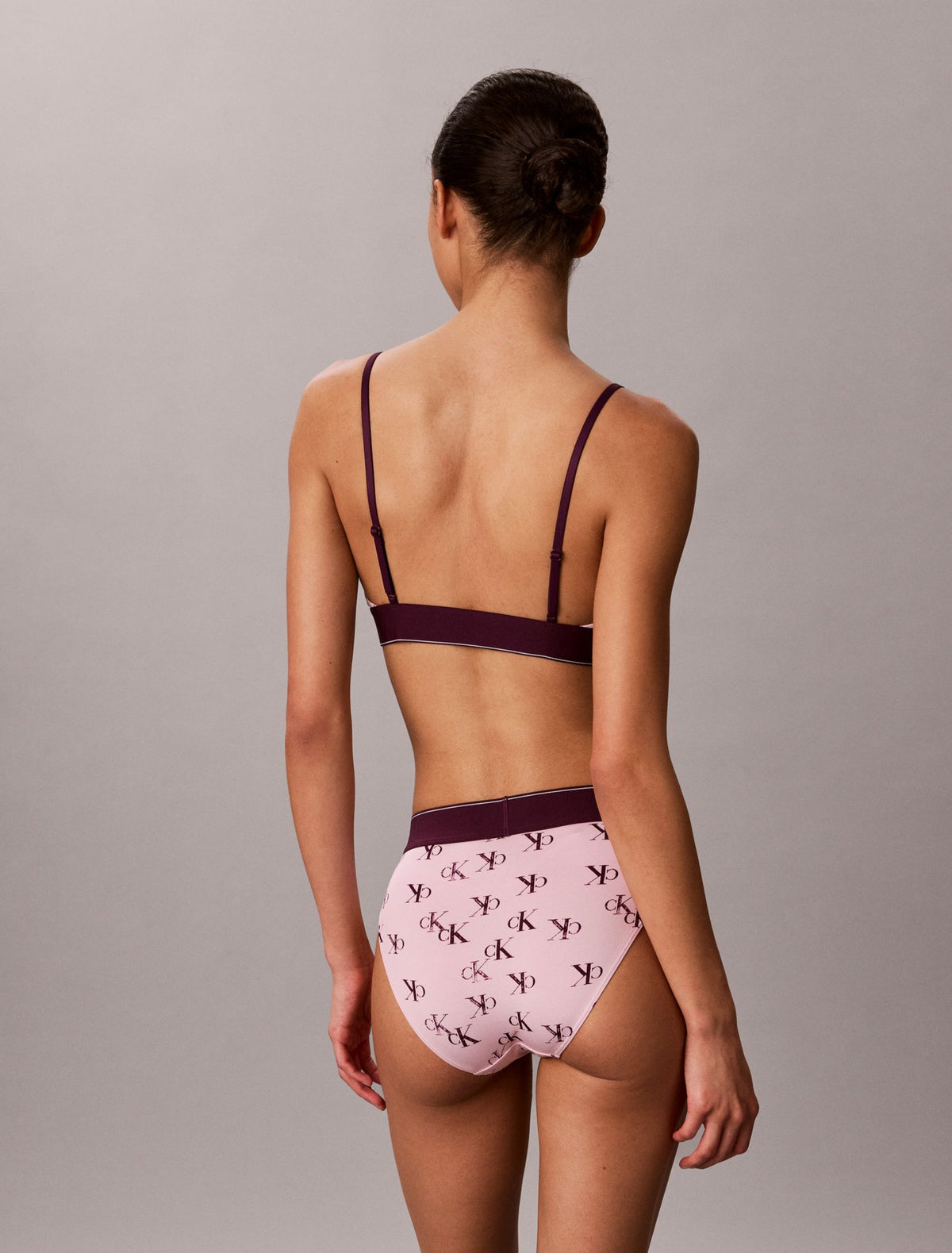 Calvin Klein Graphic Monogram Microfiber Stretch Unlined Bralette