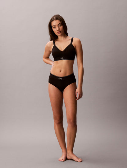 Calvin Klein Graphic Monogram Microfiber Stretch Lightly Lined Bralette