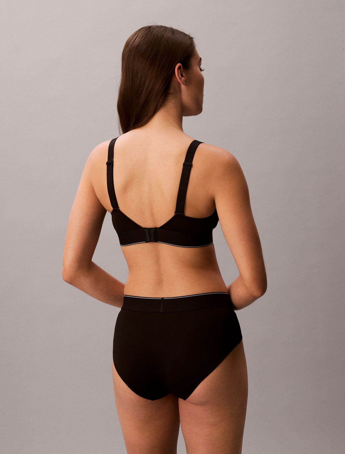 Calvin Klein Graphic Monogram Microfiber Stretch Lightly Lined Bralette