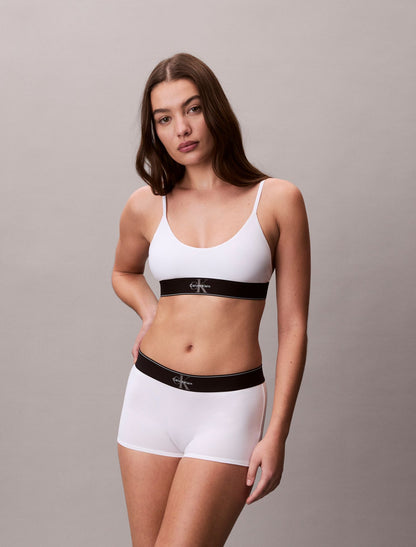 Calvin Klein Graphic Monogram Microfiber Stretch Unlined Bralette