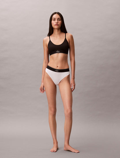 Calvin Klein Graphic Monogram Microfiber Stretch Unlined Bralette