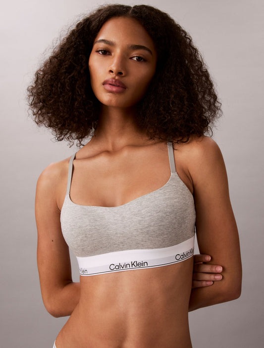 Calvin Klein Icon Cotton Modal Smooth Edge Lightly Lined Bralette