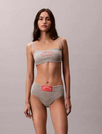 Calvin Klein Heritage Classic Cotton Stretch Lightly Lined Bandeau Bralette