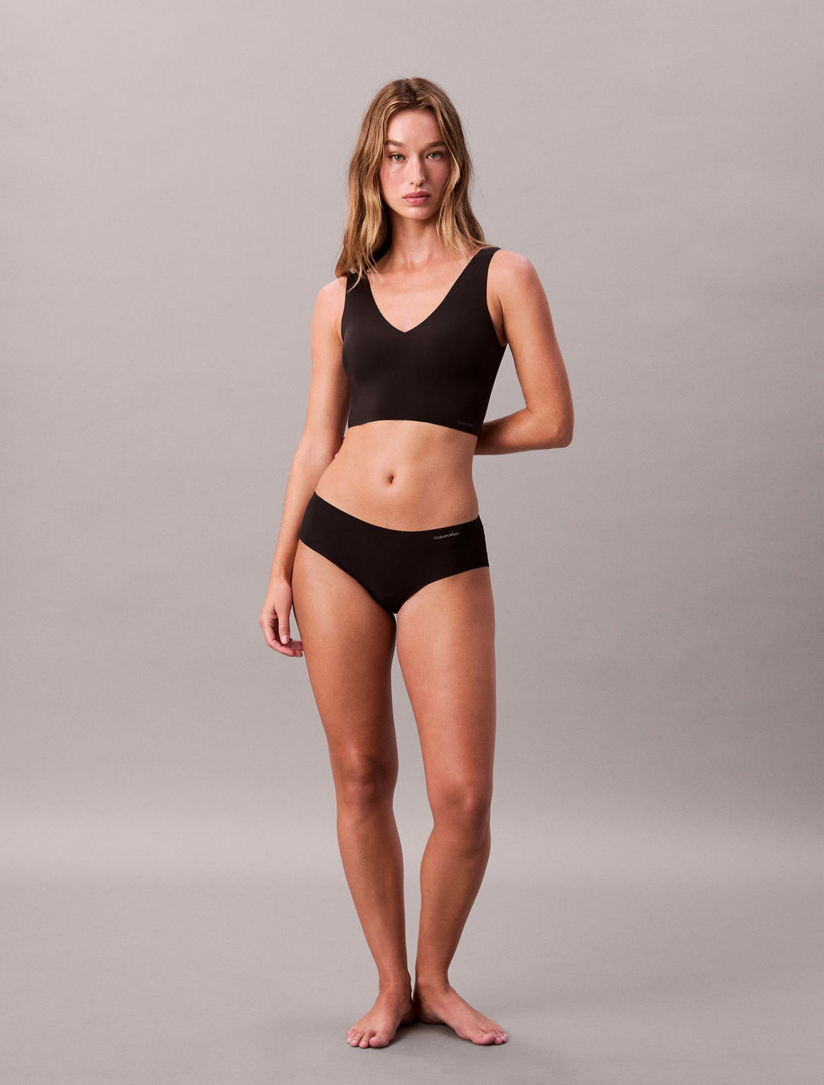 Calvin Klein Invisibles Lightly Lined V-Neck Bralette