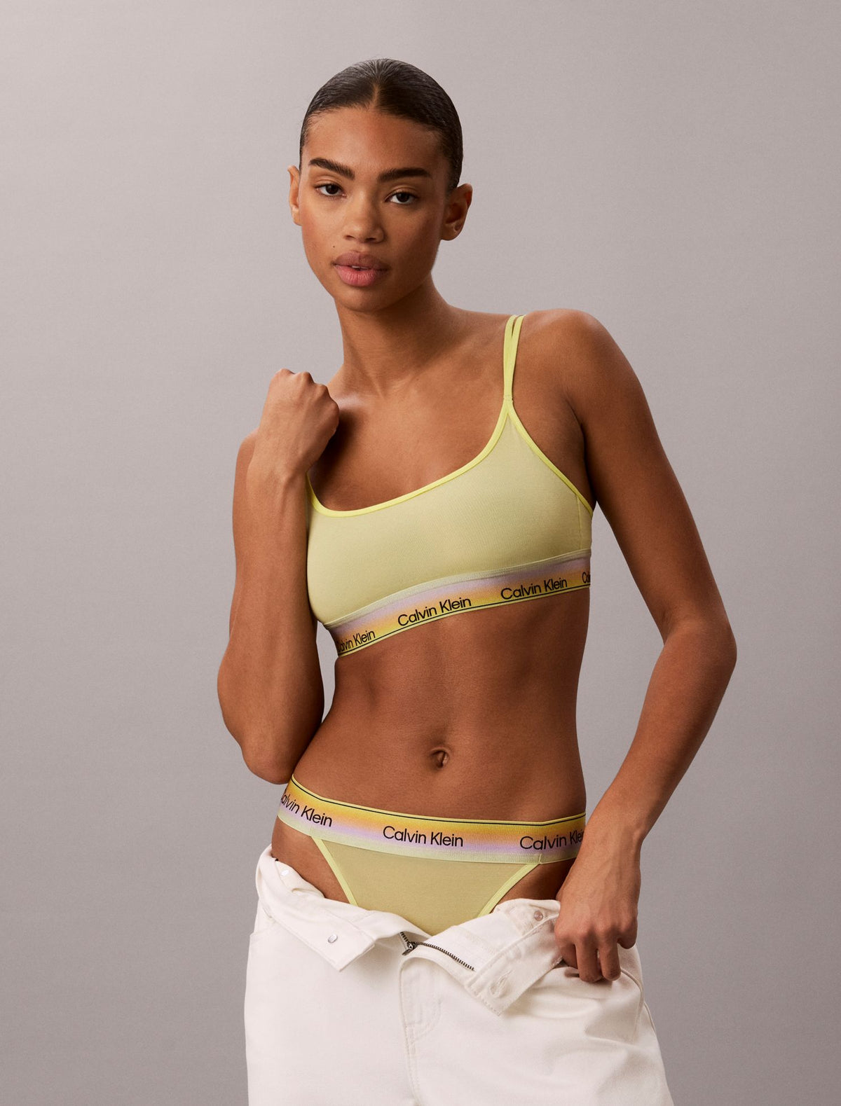 Calvin Klein Icon Mesh Pride Unlined Bralette