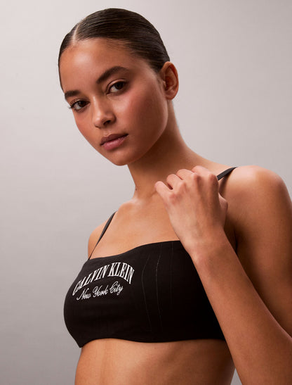 Calvin Klein Heritage Classic Cotton Stretch Lightly Lined Bandeau Bralette