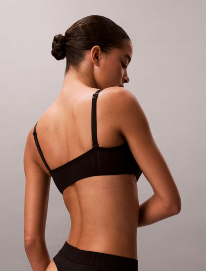 Calvin Klein Heritage Classic Cotton Stretch Lightly Lined Bandeau Bralette