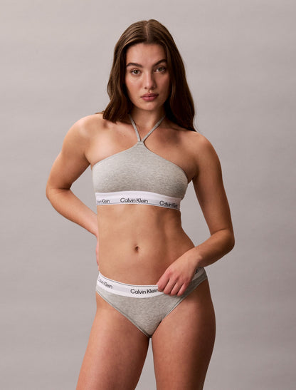 Calvin Klein Icon Cotton Modal Unlined Halter Bralette