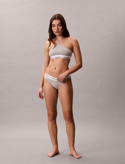 Calvin Klein Icon Cotton Modal Unlined Halter Bralette