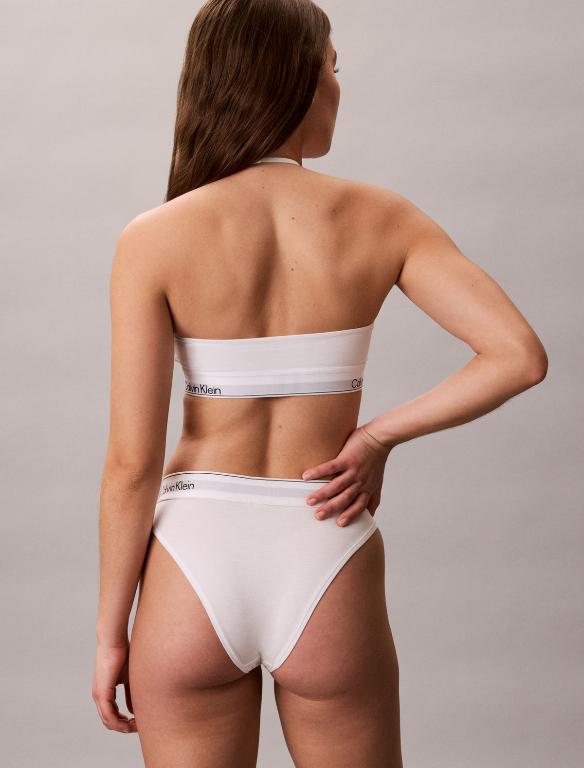 Calvin Klein Icon Cotton Modal Unlined Halter Bralette