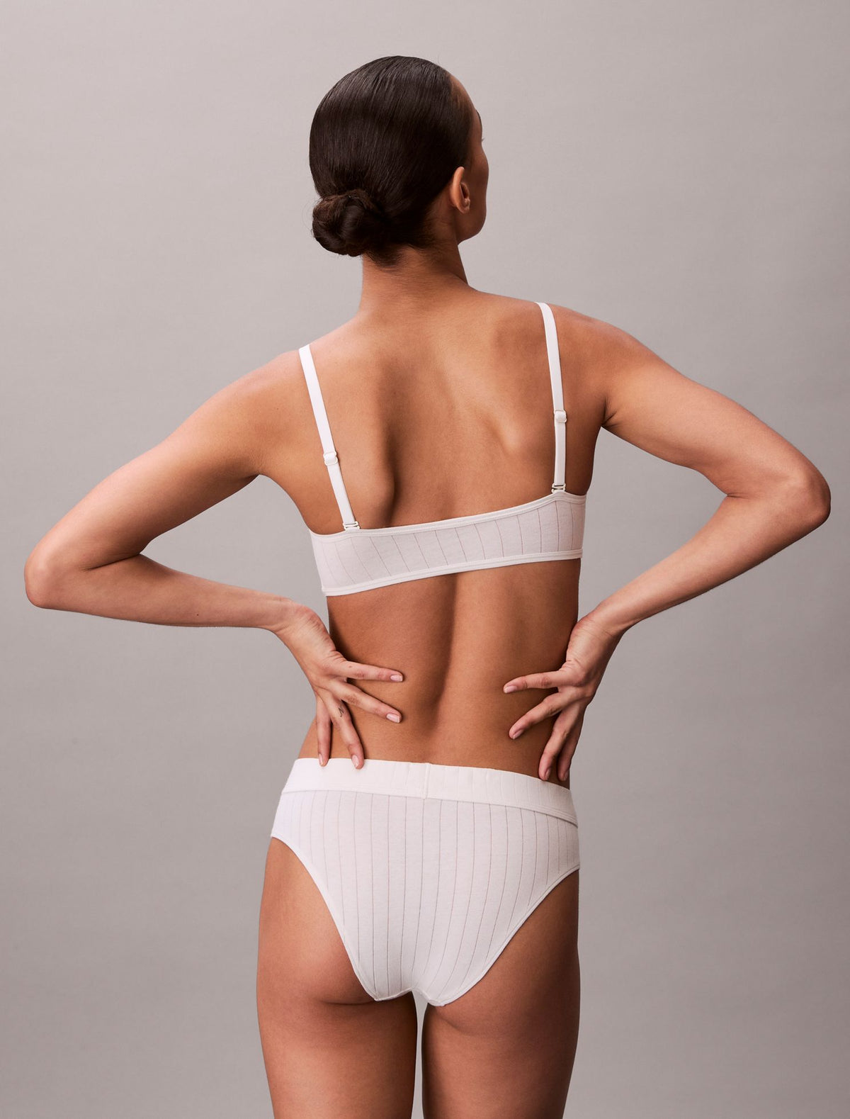 Calvin Klein Heritage Classic Cotton Stretch Lightly Lined Bandeau Bralette