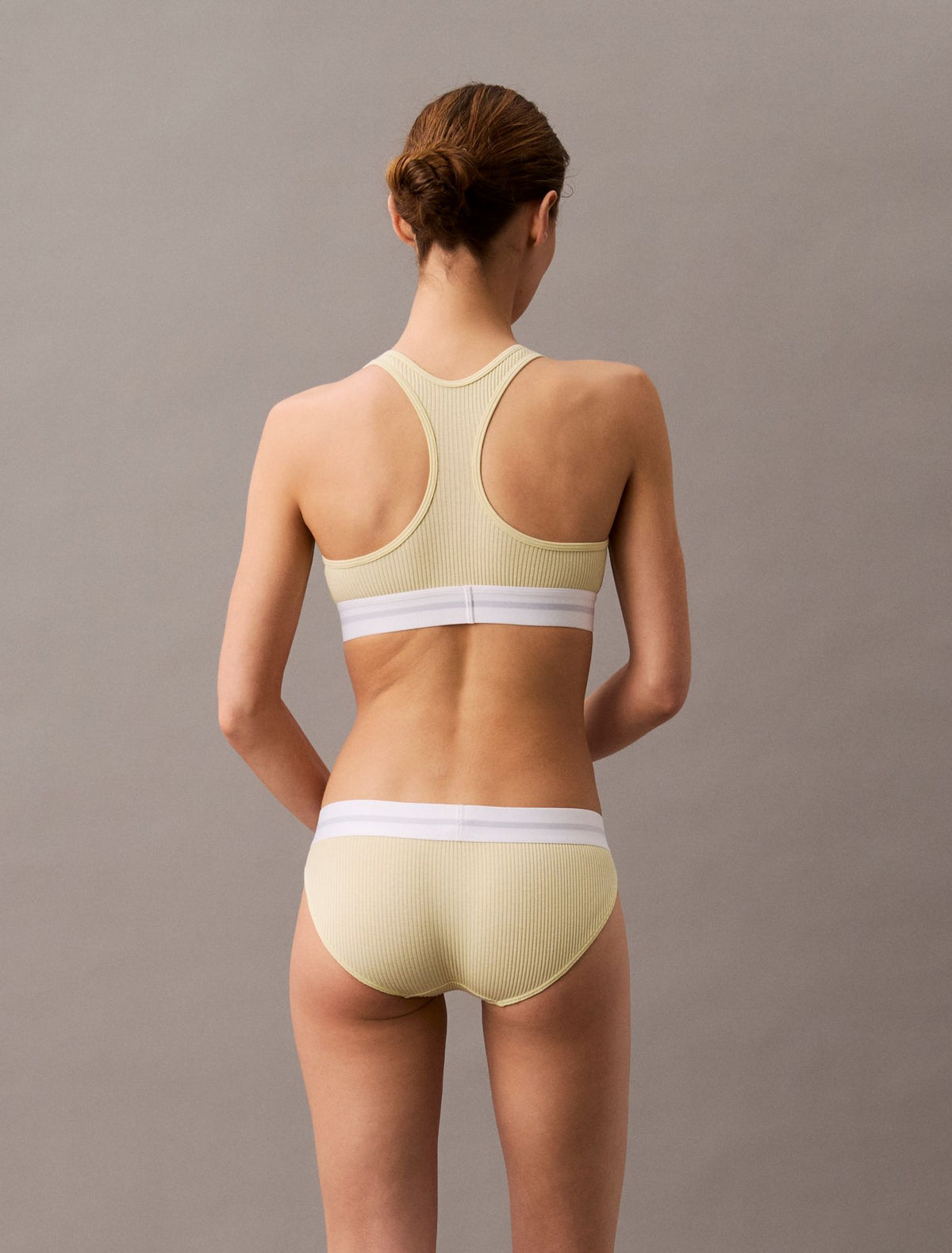 Calvin Klein Cotton Modal Stretch Rib Lightly Lined Bralette