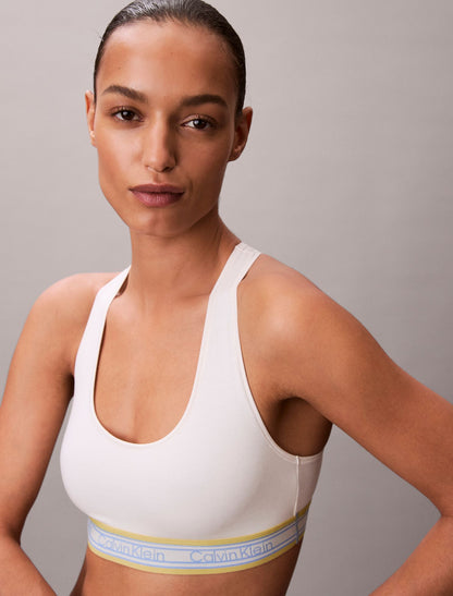 Calvin Klein Icon Cotton Modal Stripe Unlined Bralette