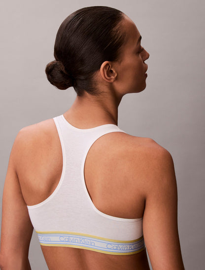 Calvin Klein Icon Cotton Modal Stripe Unlined Bralette