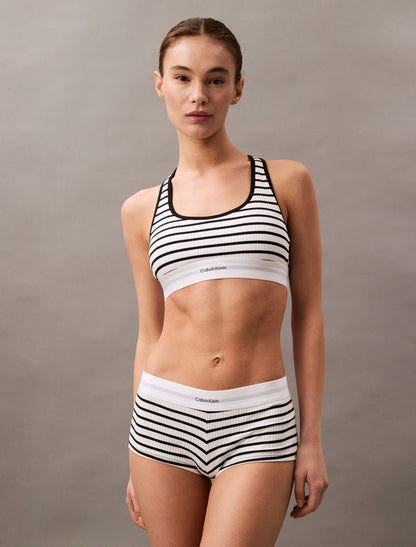 Calvin Klein Cotton Modal Stretch Rib Lightly Lined Bralette