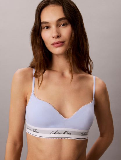 Calvin Klein Icon Cotton Modal Script Bralette