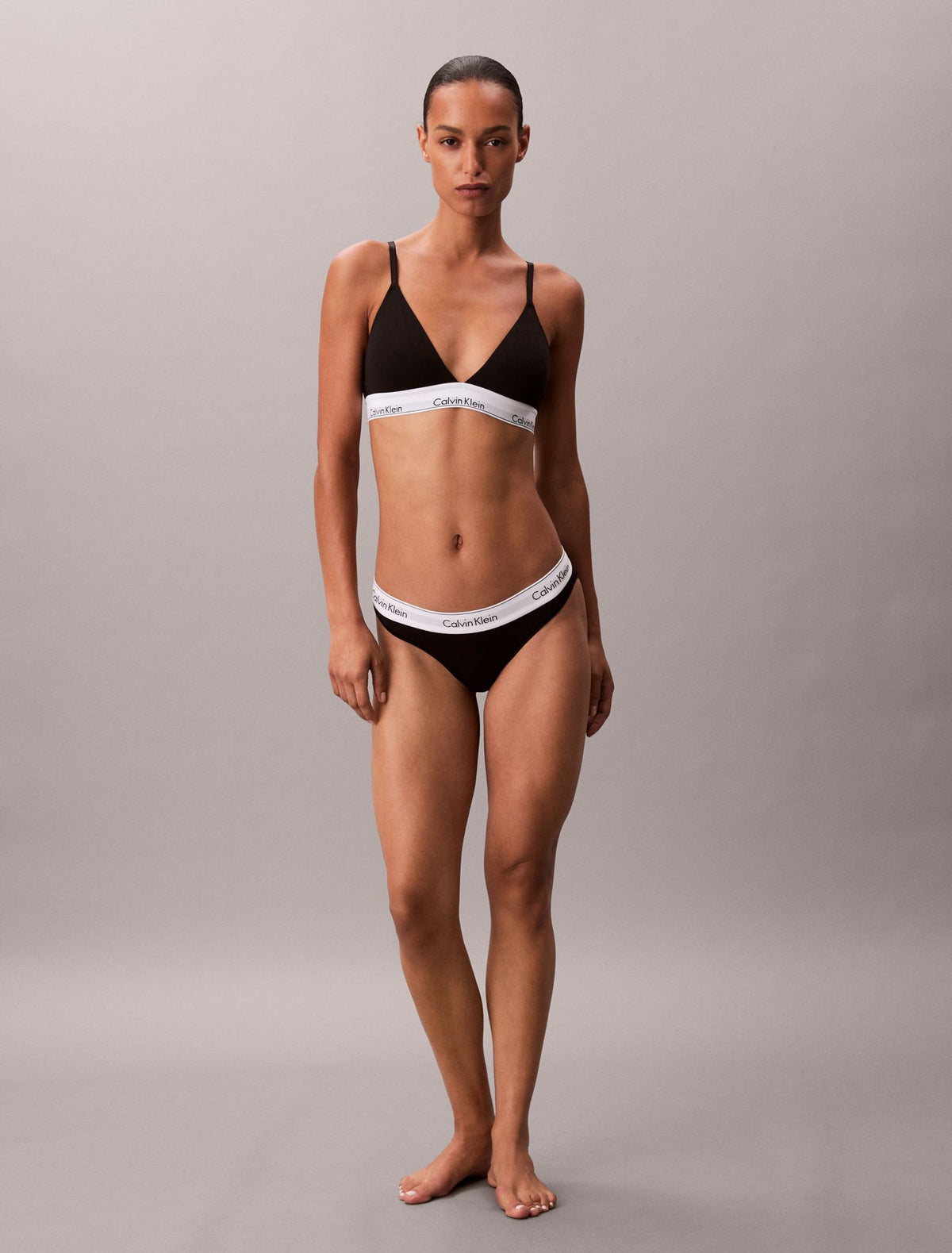 Calvin Klein Icon Cotton Modal Lightly Lined Triangle Bralette