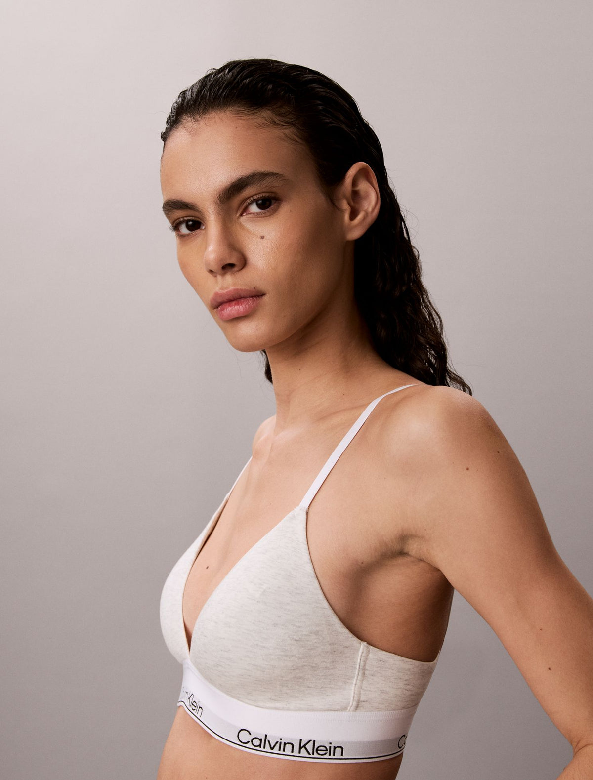 Calvin Klein Icon Cotton Modal Lightly Lined Triangle Bralette