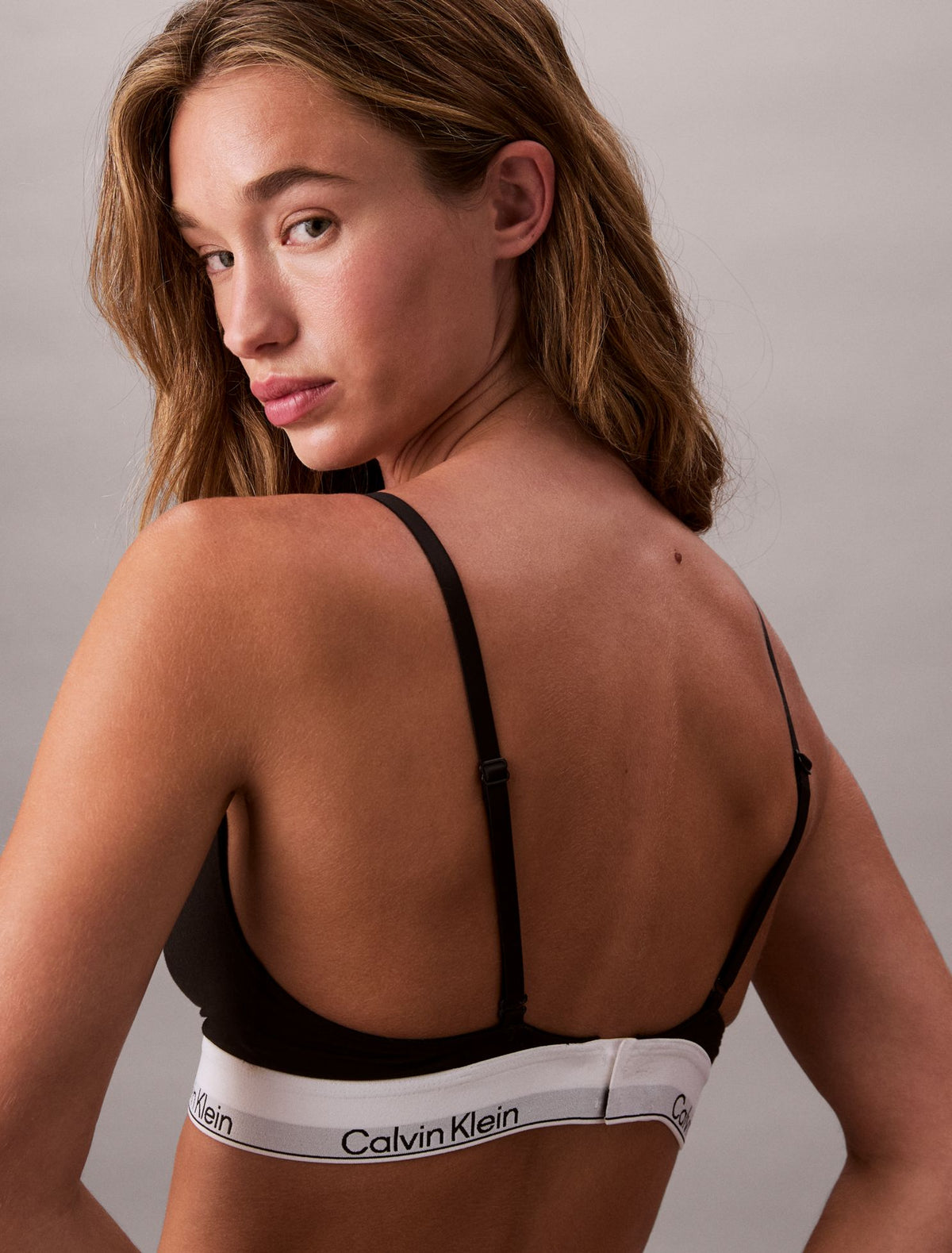 Calvin Klein Icon Cotton Modal Unlined Triangle Bralette