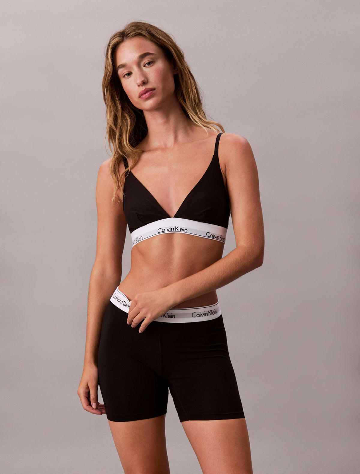 Calvin Klein Icon Cotton Modal Unlined Triangle Bralette