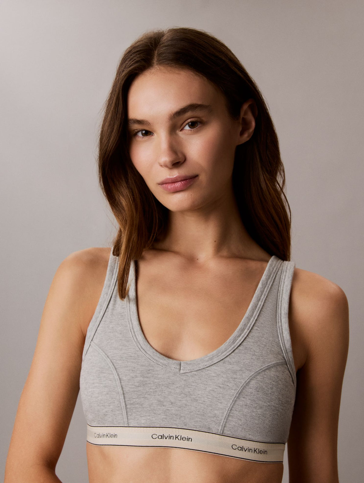 Calvin Klein Heritage Cotton Stretch Lightly Lined Triangle Bralette
