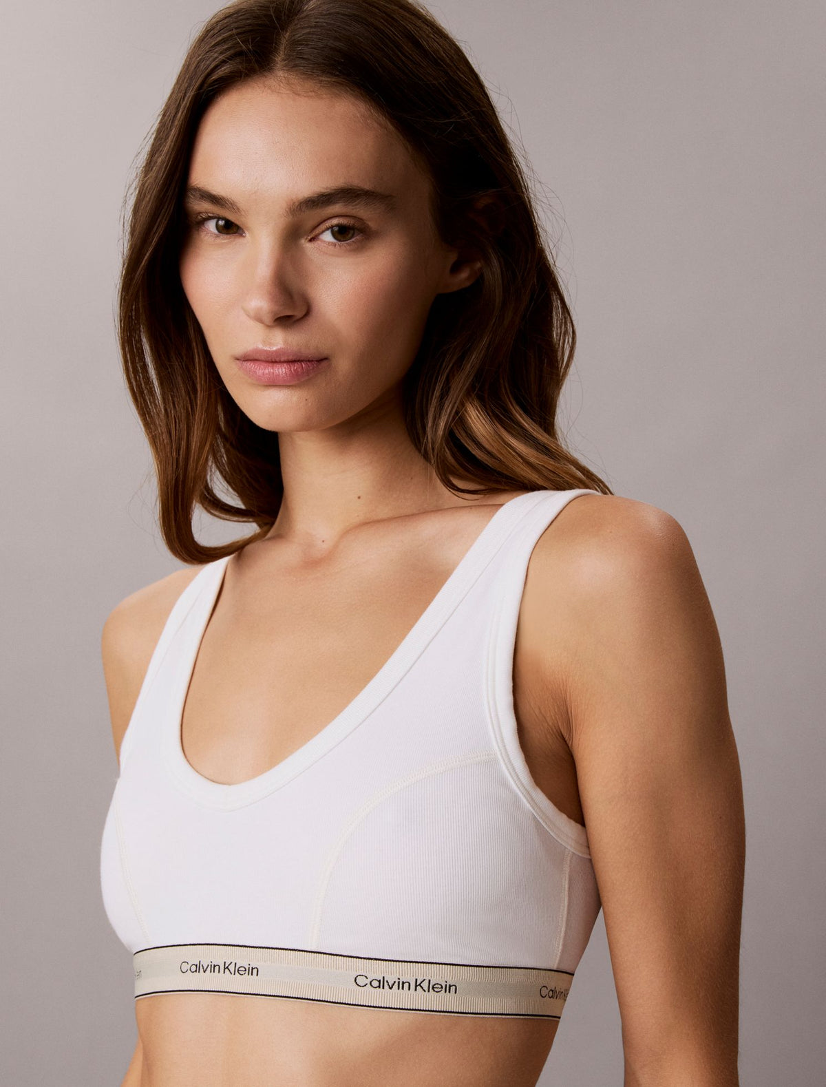 Calvin Klein Heritage Cotton Stretch Lightly Lined Triangle Bralette