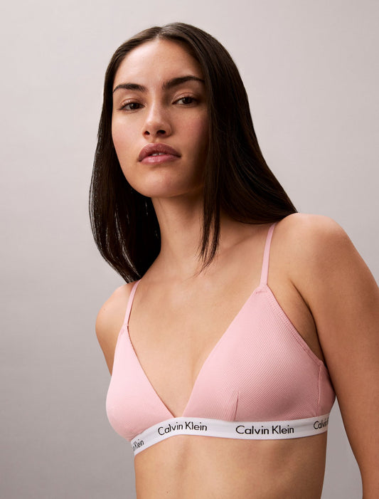 Calvin Klein Carousel Rib Lightly Lined Triangle Bra