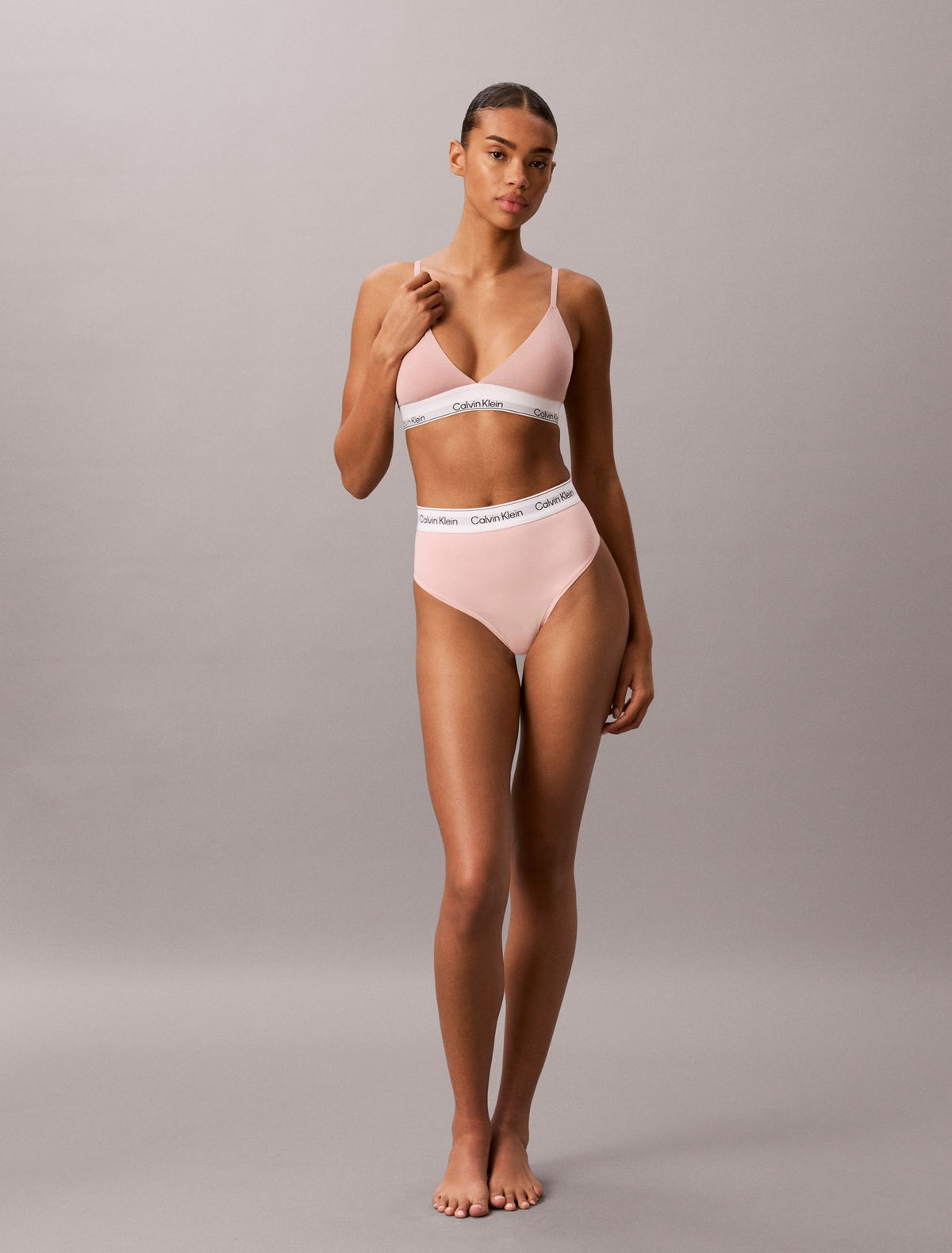 Calvin Klein Icon Cotton Modal Lightly Lined Triangle Bralette
