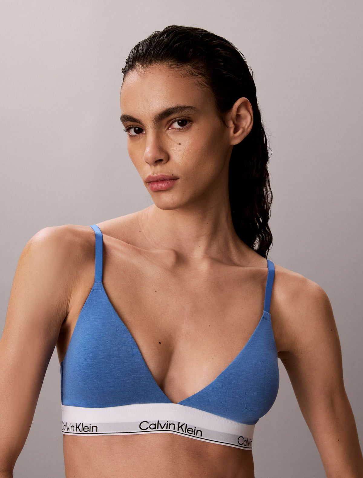 Calvin Klein Icon Cotton Modal Lightly Lined Triangle Bralette