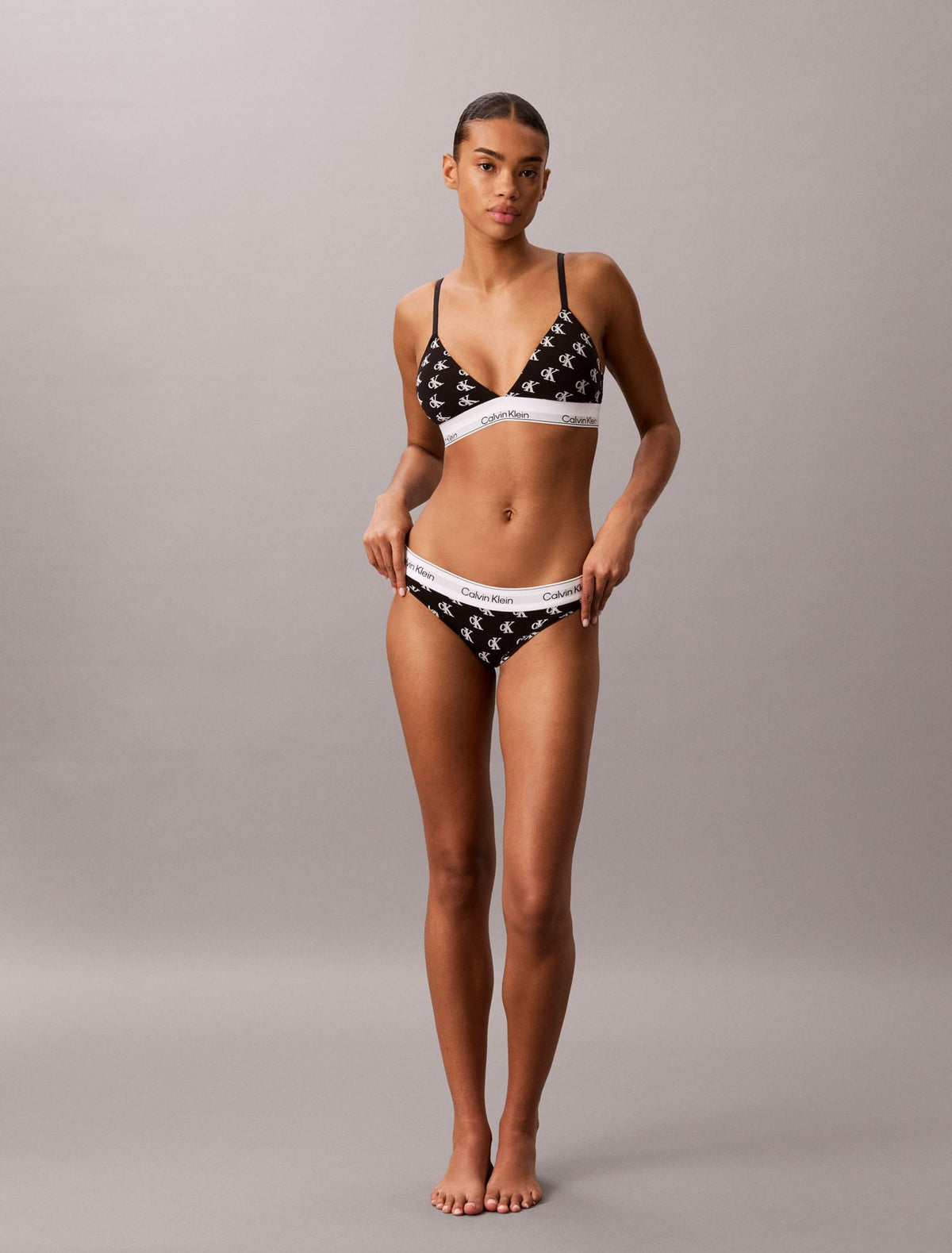 Calvin Klein Icon Cotton Modal Lightly Lined Triangle Bralette
