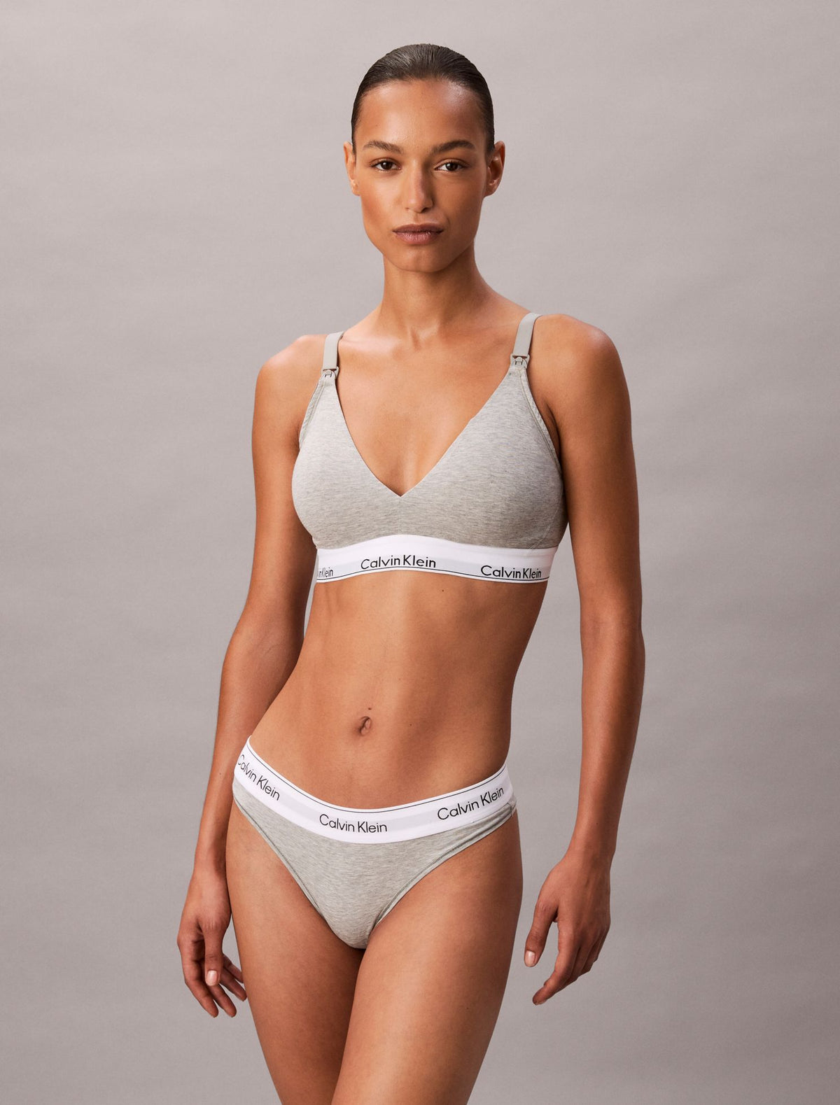 Calvin Klein Icon Cotton Modal Maternity Lightly Lined Triangle Bralette