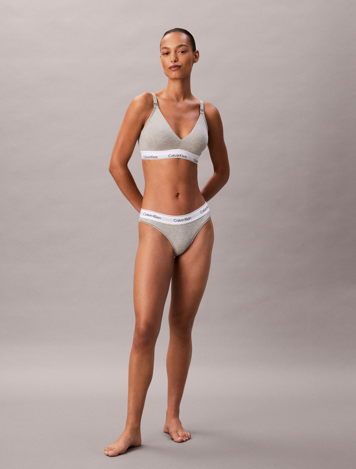 Calvin Klein Icon Cotton Modal Maternity Lightly Lined Triangle Bralette
