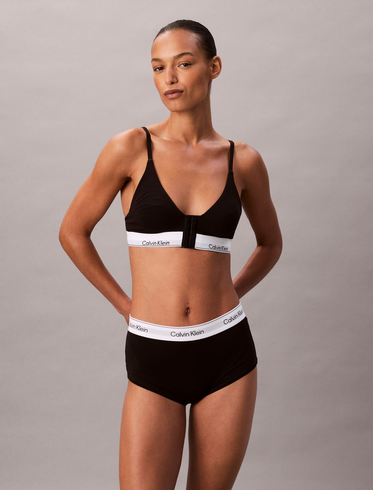 Calvin Klein Icon Cotton Modal Post Surgery Lightly Lined Triangle Bralette