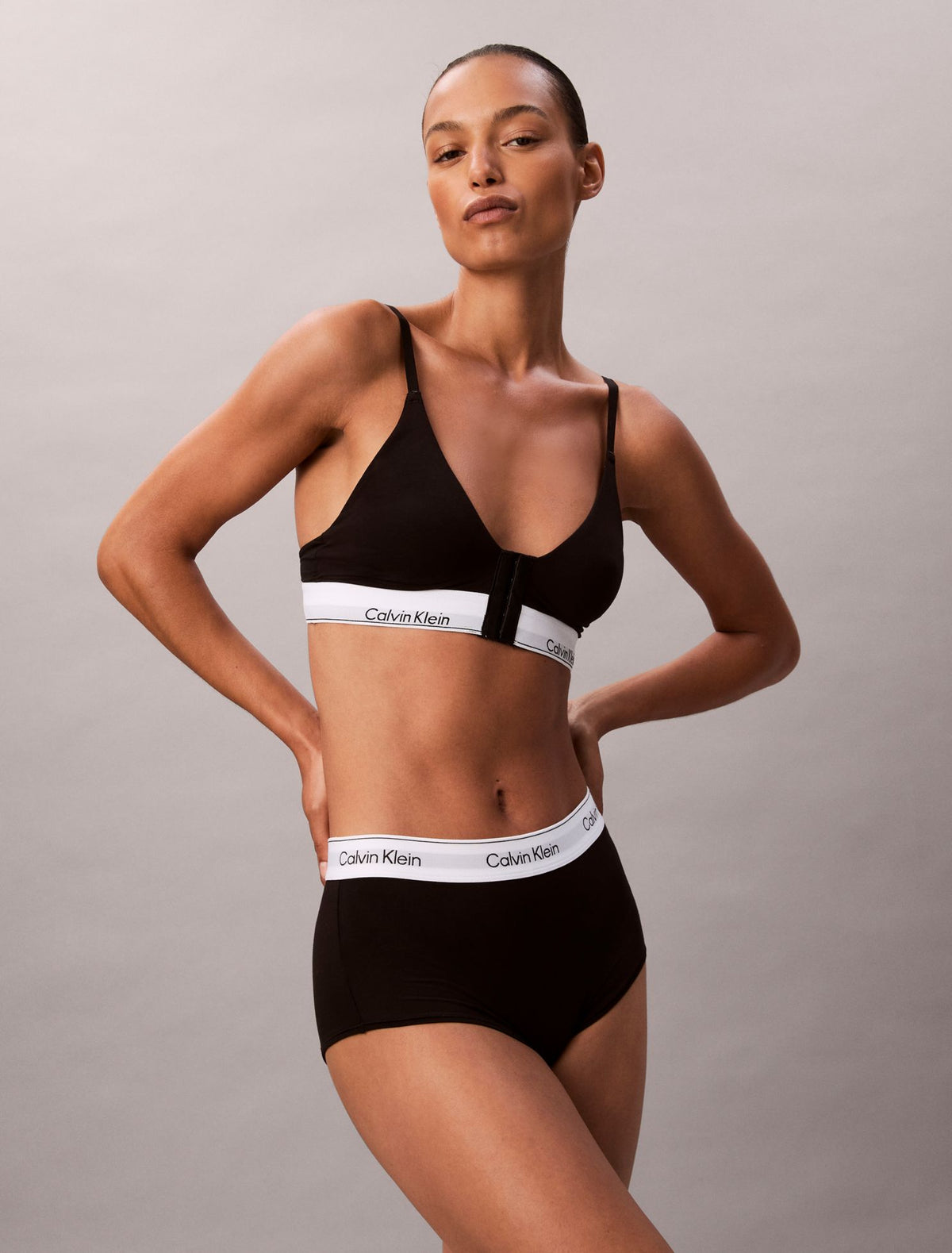 Calvin Klein Icon Cotton Modal Post Surgery Lightly Lined Triangle Bralette