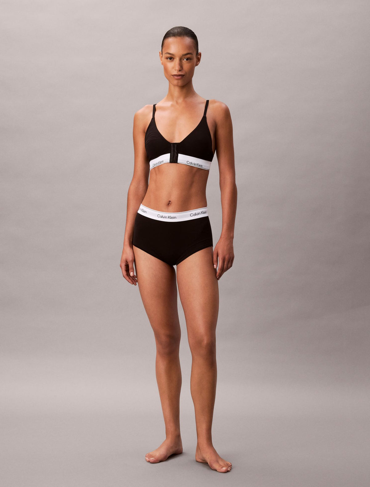 Calvin Klein Icon Cotton Modal Post Surgery Lightly Lined Triangle Bralette