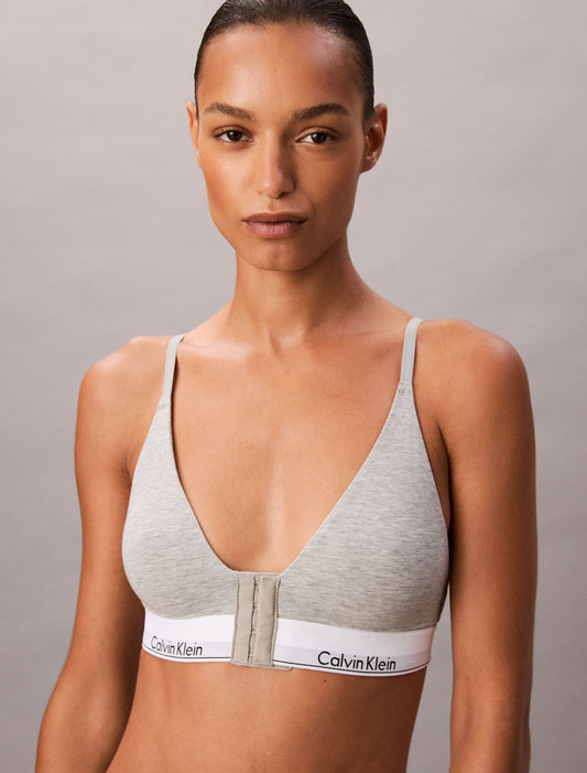 Calvin Klein Icon Cotton Modal Post Surgery Lightly Lined Triangle Bralette