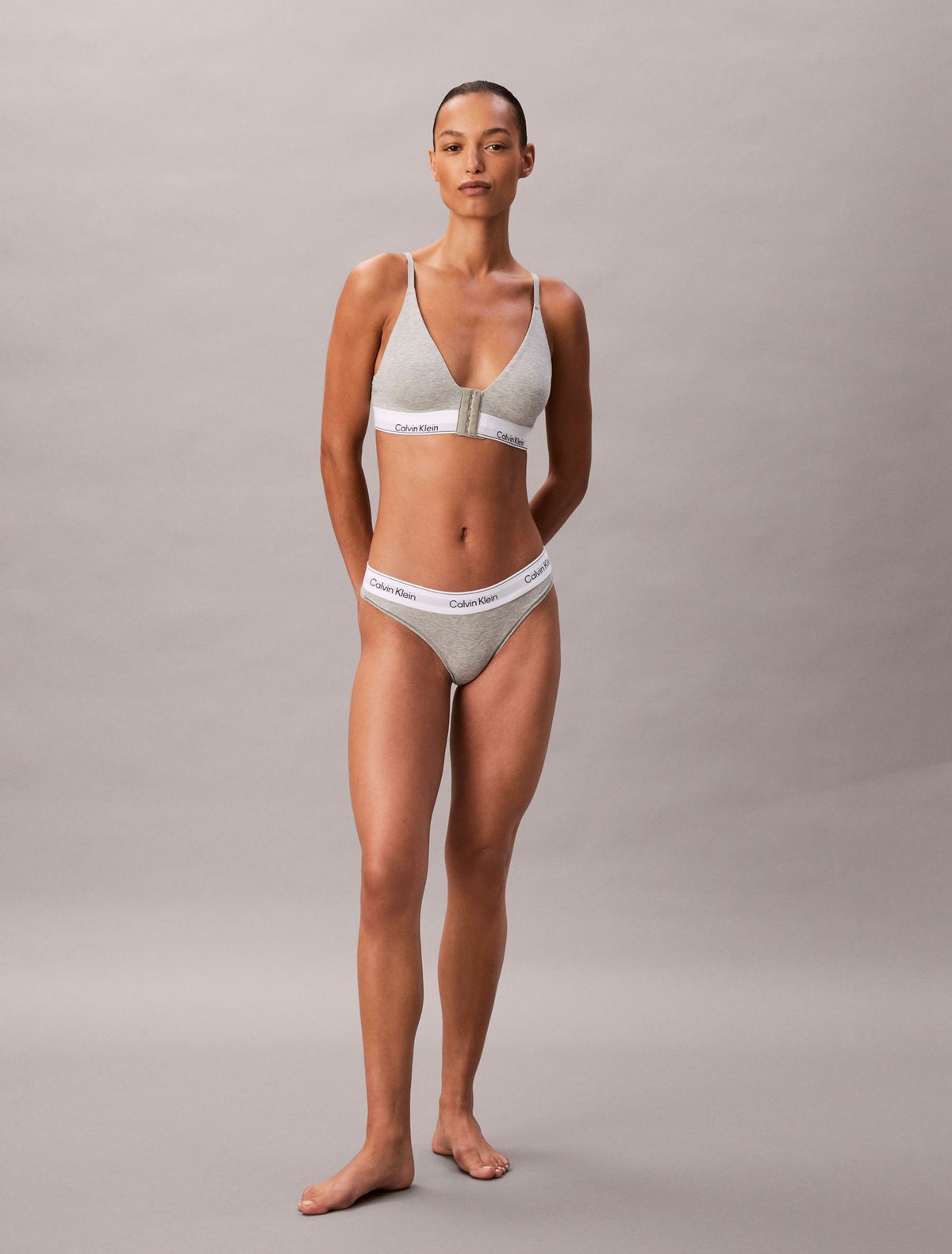 Calvin Klein Icon Cotton Modal Post Surgery Lightly Lined Triangle Bralette