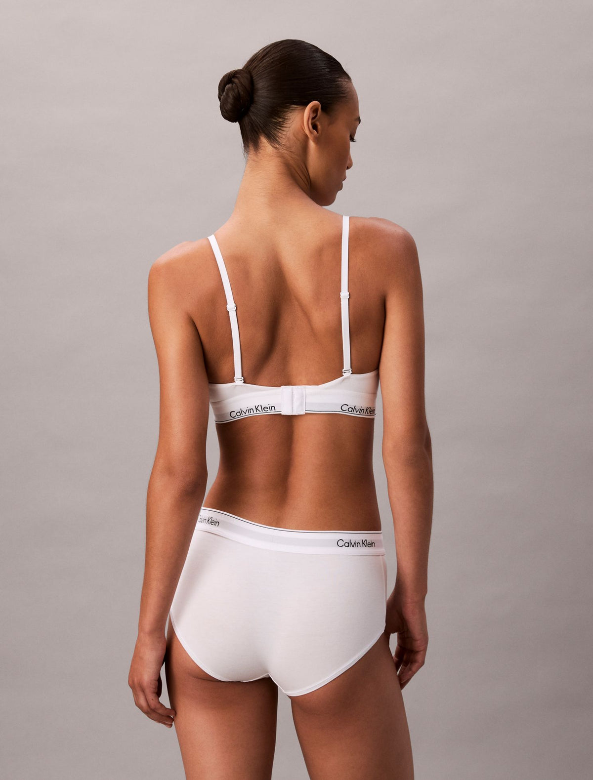 Calvin Klein Icon Cotton Modal Post Surgery Lightly Lined Triangle Bralette