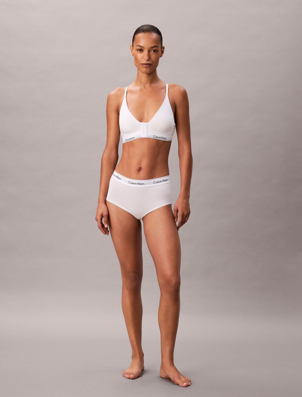 Calvin Klein Icon Cotton Modal Post Surgery Lightly Lined Triangle Bralette