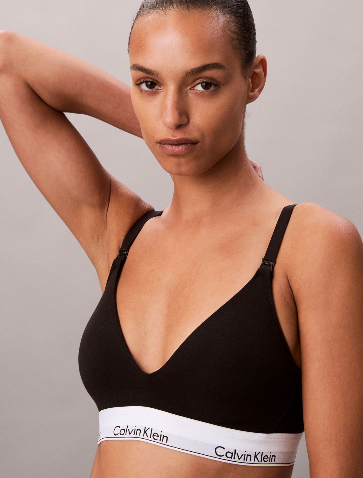 Calvin Klein Icon Cotton Modal Maternity Lightly Lined Triangle Bralette
