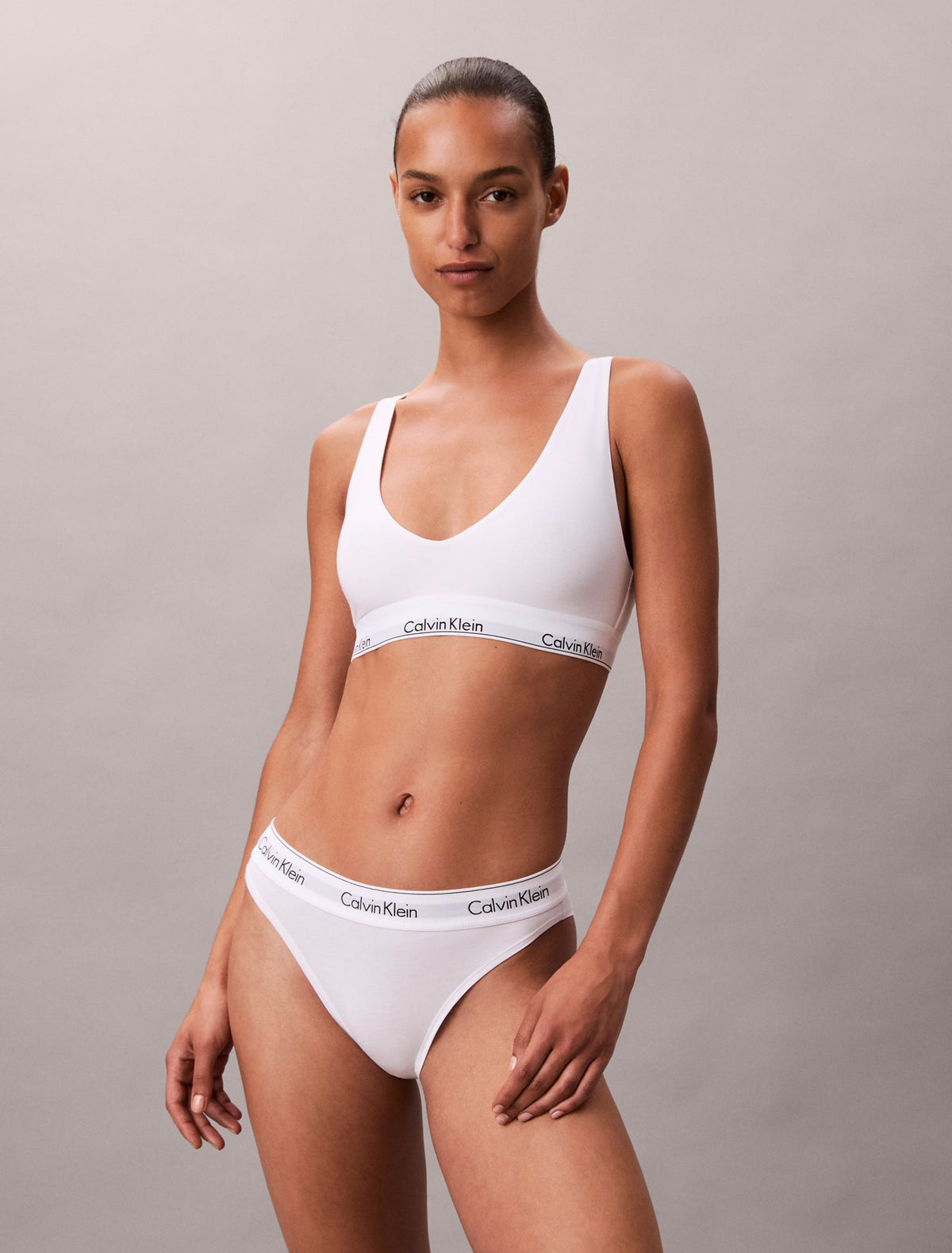 Calvin Klein Icon Cotton Modal Unlined Triangle Bralette