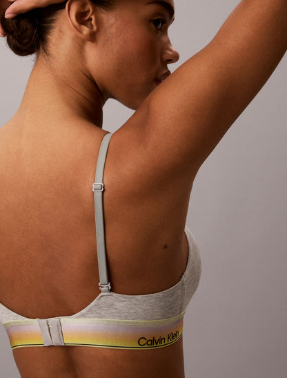 Calvin Klein Icon Cotton Modal Pride Lightly Lined Triangle Bra