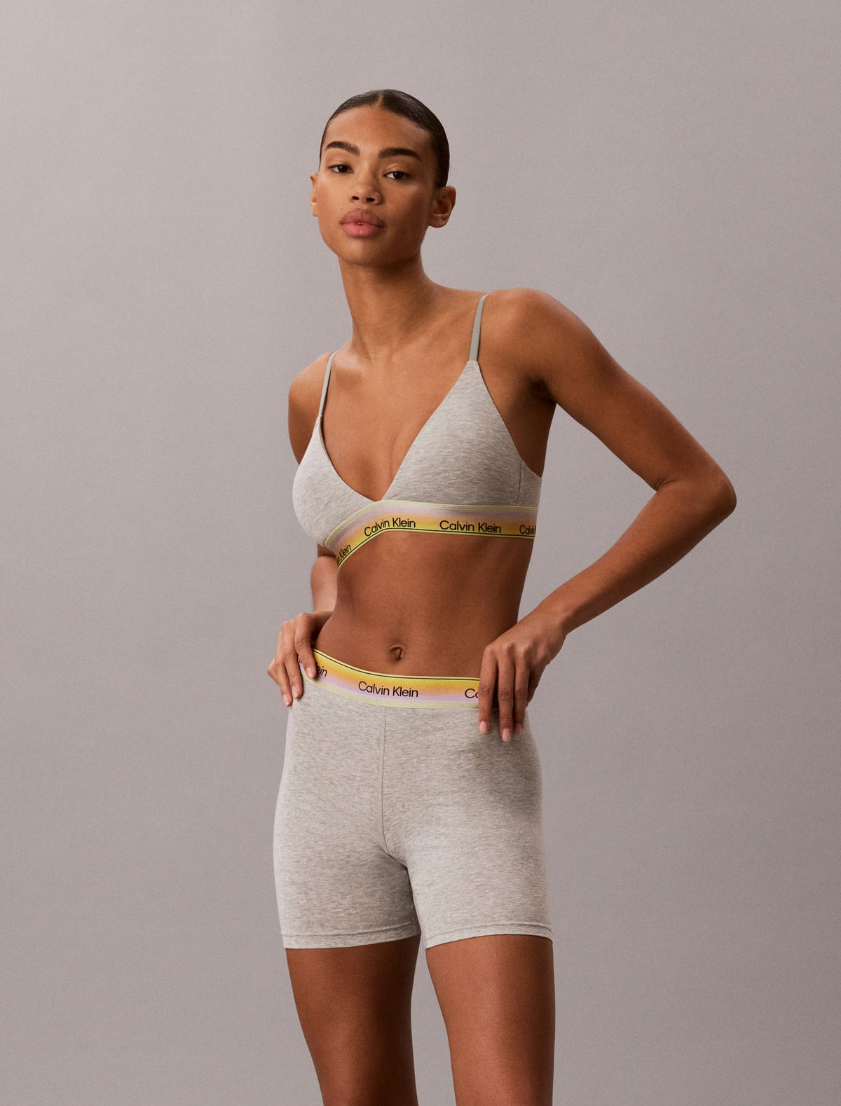 Calvin Klein Icon Cotton Modal Pride Lightly Lined Triangle Bra
